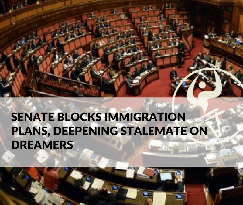 Senate Blocks Immigration Plans, Deepening Stalemate on Dreamers